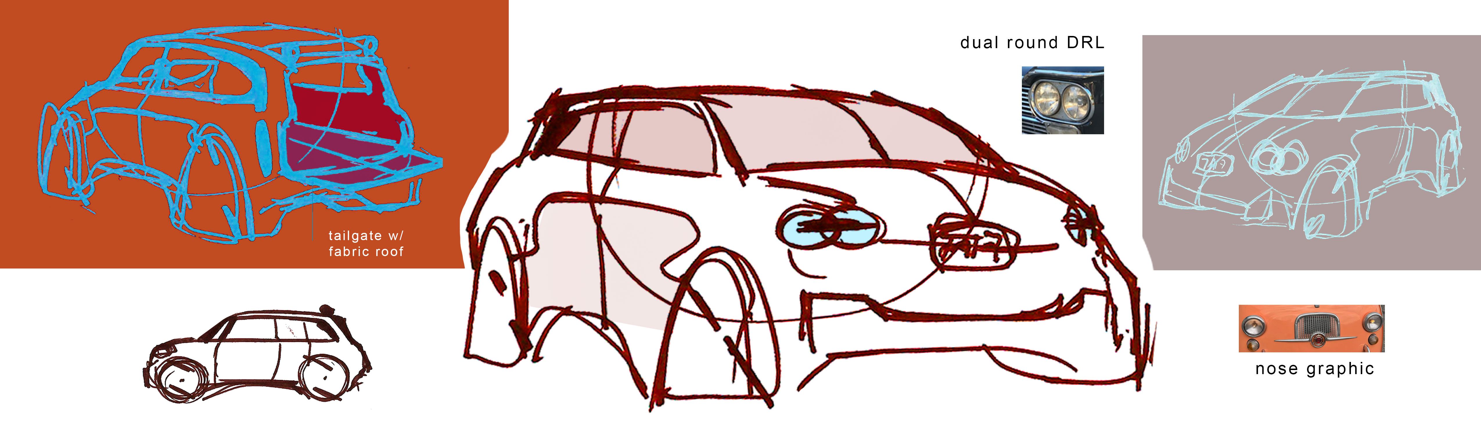 Fiat Weekend sketch 4